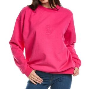Frankie’s Bikinis bright pink oversized sweatshirt